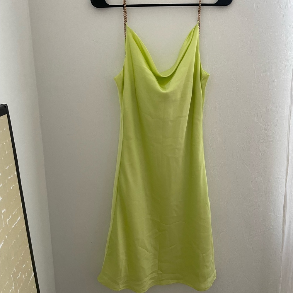Guess by Marciano Green Slip Midi Dress